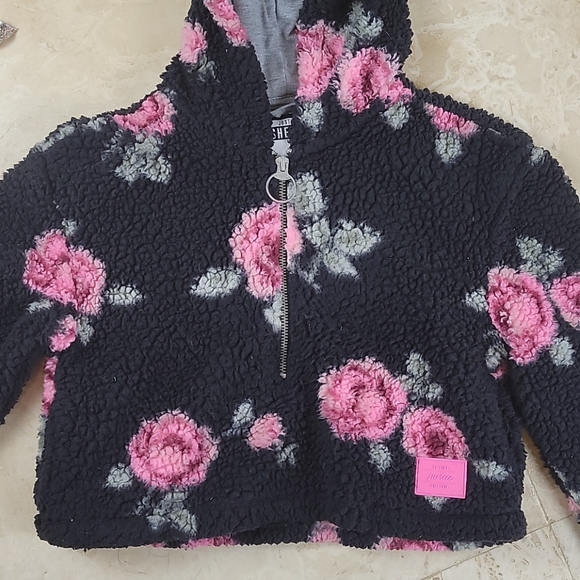 Justice flower crop jacket sweater - Picture 2 of 5